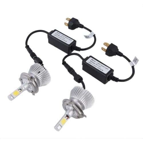 2X Plug & Play 9007/H8/H9/H11/H4/9005/9006 LED 60W 2200LM White Bulb Replacement Driving Fog Headlight