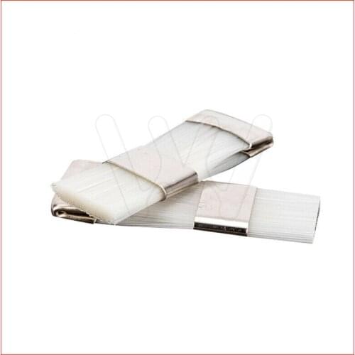 5pcs Dental Material Copper Flat Brush For Clean Burs White Nylon Brush For Choose