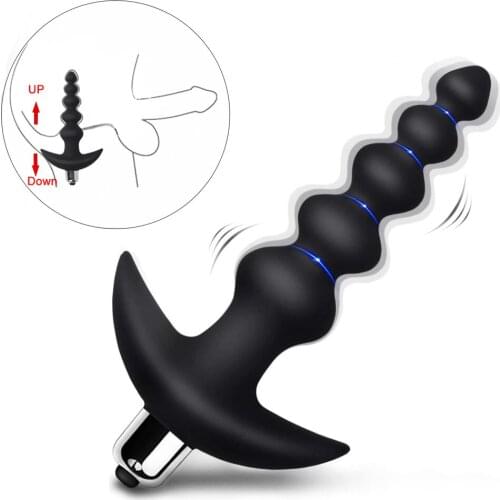 Wireless Prostate Stimulator Vibrators For Male Anal Plug 16 Frequency Bullet Beads Gay Masturbators Massager Sex Toys For Men