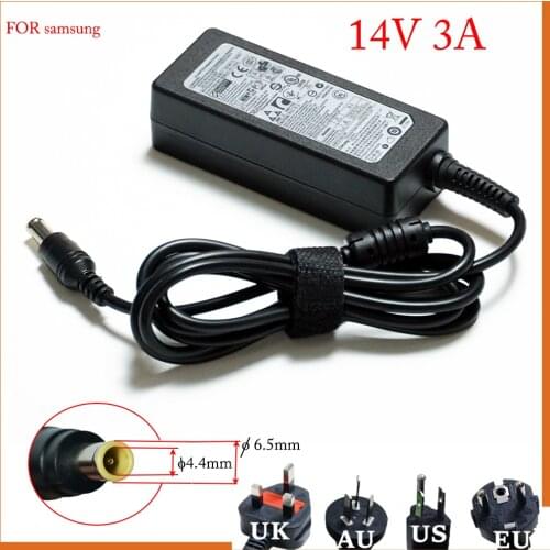 Power Supply 14V 3A AC Adapter Charger For Samsung LCD Monitor A2514_DPN A3014 AD-3014B B3014NC SA300 SA330 SA350 B3014NC F50