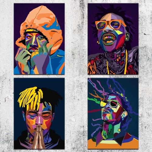 Canvas Painting Young Thug Rapper Posters and Prints Wall Art Picture for Living Room Decor No Frame