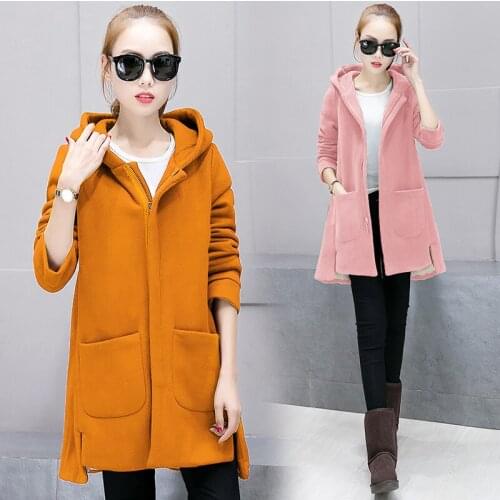 Longqibao Womens Long Hoodies