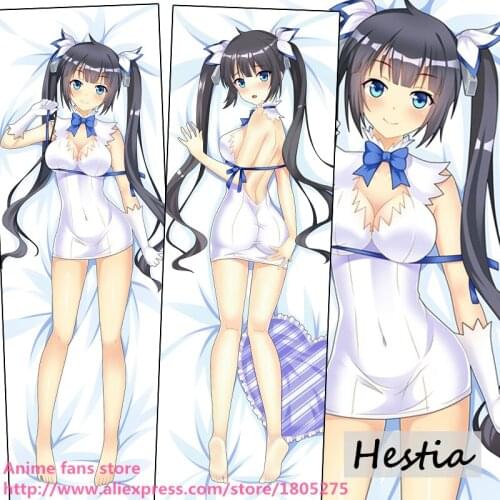Cute Anime Pillowcase Is It Wrong to Try to Pick Up Girls in a Dungeon Hestia decorative Hugging Body Pillow Case Cover