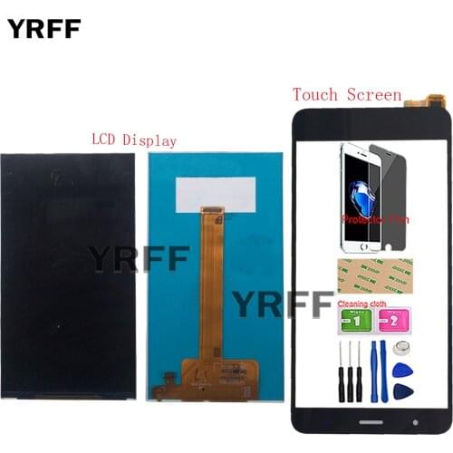 Mobile LCD Display For Fly Cirrus 9 FS553 LCD Display Touch Screen Digitizer Assembly Sensor FS 553 Phone Tools Protector Film