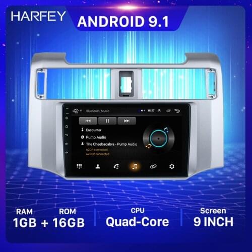 Harfey Car Multimedia player Android 9.1 HD Touchscreen 9 inch for 2009 2010 2011 2012 2013 2014 2015 2016 2017 Toyota 4 Runner