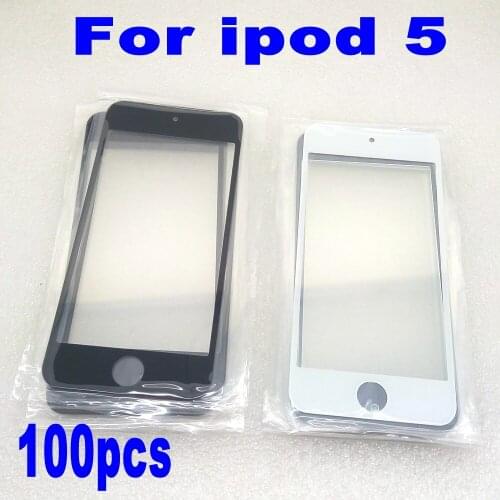 100pcs/lot NEW Replacement LCD Front Touch Screen Glass For iPod Touch 5th Gen Outer Lens For ipod touch 5 lcd repair part