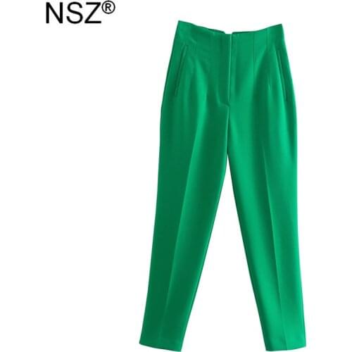 Женские деловые брюки NSZ China At AliExpress