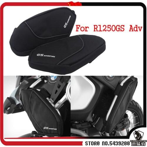 A pair For BMW R 1250 GS Adventure R1250GS ADV Motorcycle Repair Tool Placement Bag Bumper Frame Triple-cornered Package Toolbox