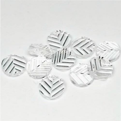 10pcs 8mm Plastic Cross Lens for Red Green Blue IR Laser Diode Module