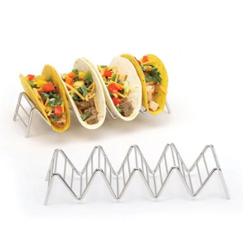 Largest supplier Taco Holder Stainless Steel Taco Stand Mexican Food Rack Shells 1-4 Slots USA