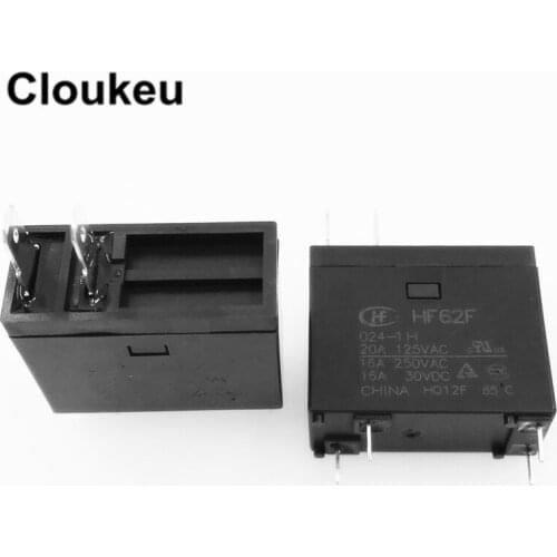 2Pcs Relay DIP4 HF62F- JQX-62F-012-1H 1HT 12V 16A
