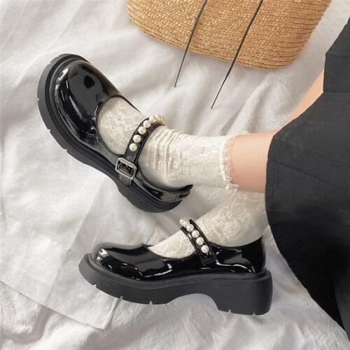 Women shoes Japanese Style Lolita Shoes Women Vintage Soft Sister Girls High Heel Platform shoes College Student Mary Jane shoes