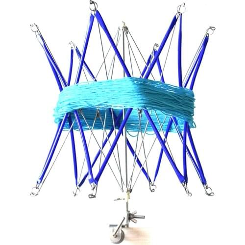 Umbrella Swift Yarn Winder Hand Operated Ball Winder Holder Winding Lines Laces Yarns Winder Thread Holder String Knitting Tool