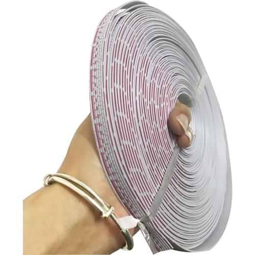 20Meters 24AWG 26AWG 8P Blue white Cable Red White Ribbon Cable PVC Tinned Copper Wire Dual Head Same Direction XH2.54 8P