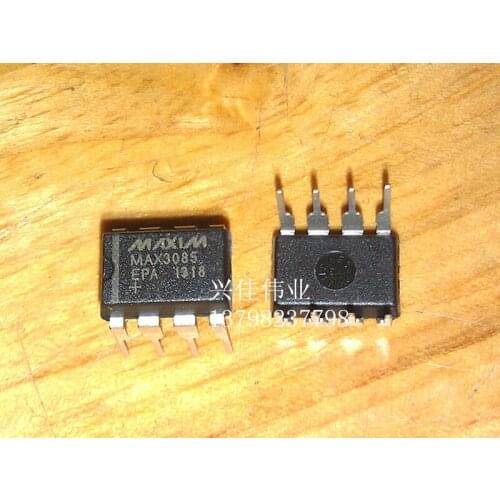 10PCS The new MAX3085 MAX3085CPA MAX3085EPA DIP-8 Interface Chip Transceiver