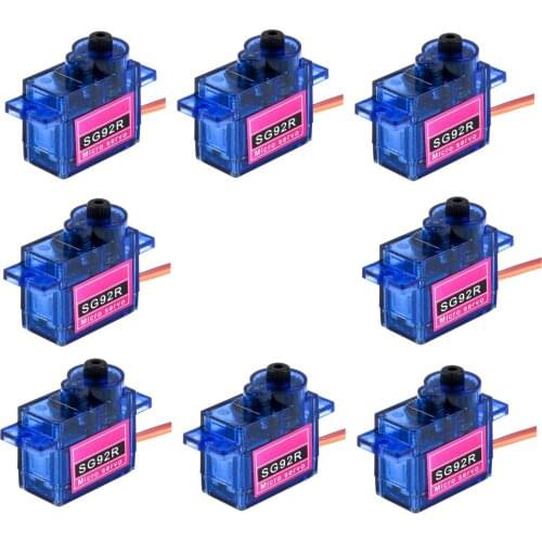 3/5/10/20/50PCS Micro Servo SG92R 9G Servo for RC Toy Robots Airplane Model Racing Model Car RC Helicopter Accessory