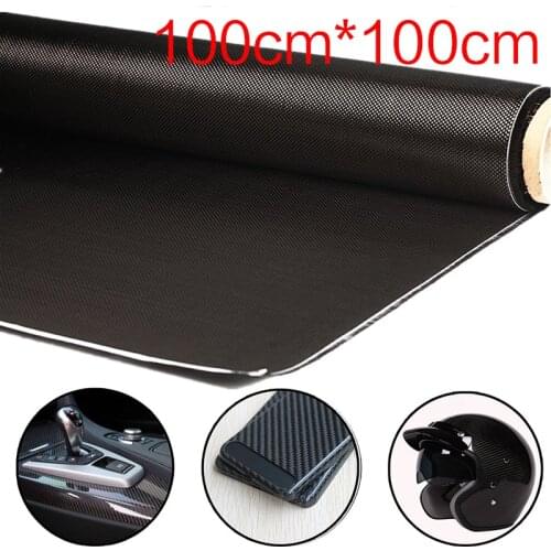 3K 200gsm 40'' High Strength Carbon Fiber 100x100cm Width Durable Cloth For Various Models Car Styling Parts Sport Equipments