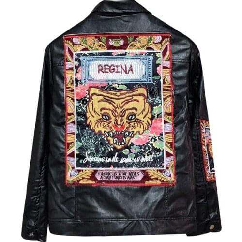 ABCFUZUA Men's Faux Leather Jackets