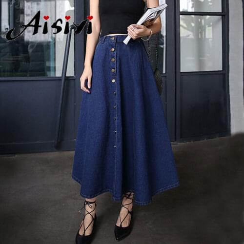 AisiyiFushi Denim Skirts For Women
