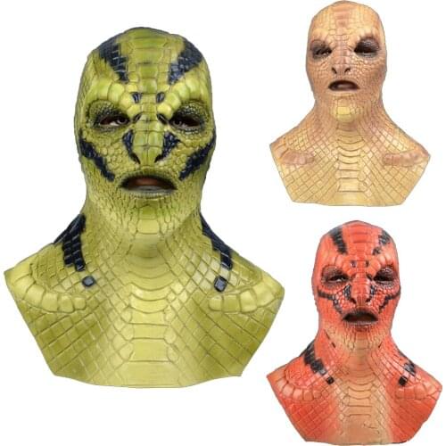Anime New Funny Snake Monster Horror Mask For Halloween Cosplay Masks Adult Props Masque