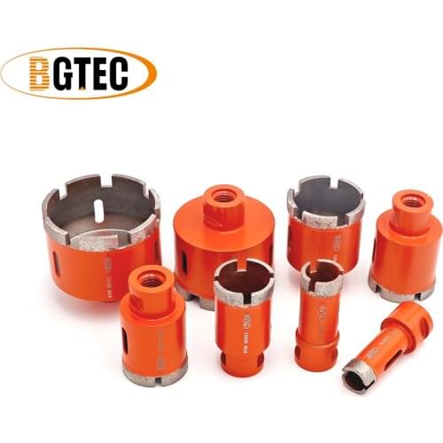 BGTEC 1pc Diamond Welded Drilling Core Bits (Wet) M14 thread for drilling granite and marbel hole saw