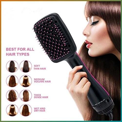 Hot Air Brush 2 In 1 Hair Dryer Brush Hair Blower Brush Homeusd Salon Blow Dryer Comb Professional Hairdryer Hairbrush Gentle