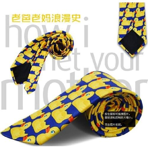 How I Met Your Mother Tie Duck Cartoon HIMYM Barney Tie Necktie Cosplay For Costume