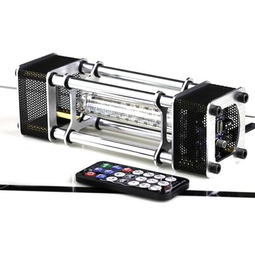 IV-18 Fluorescent Tube Clock Glow Clock Energy Pillar GPS timing receiver optional