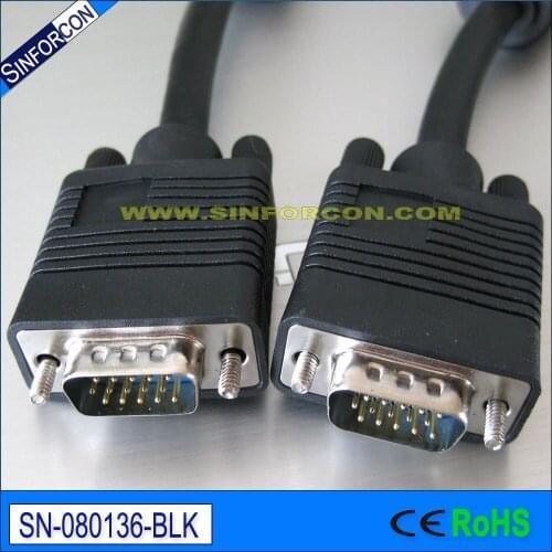 Sinforcon 50cm short VGA db15 desktop ipc computer monitor cable