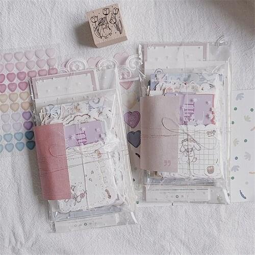 200 Pcs Kawaii Cats Bookmark Cute Love Stickers Cartoon Memo Card Note Material Daily Planner Label DIY Scrapbooking Stationery