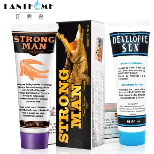 Strong man Enlarge Sex Cream For Men Proextender Penis Enlargement Cream Developpe Penis Enhancer Thickening Growth Erection Gel