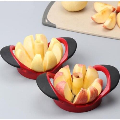 Kitchen Apple Slicer Corer Cutter Pear Fruit Divider Tool Comfort Handle for Kitchen Apple Peeler Fruit Slicing Corer Remover