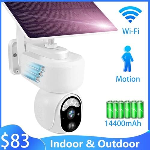 Outdoor 4G Sim Card Video Surveillance IP Camera Wifi CCTV Security Camera Battery PTZ Solar Camera Wireless Street Camera 360