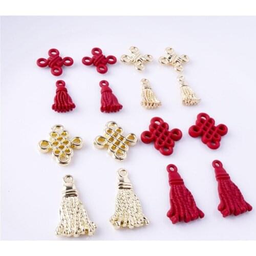 New style 50pcs/lot Spray paint cartoon tassel/knot/bow shape alloy floating locket charms diy jewelry earring accessory