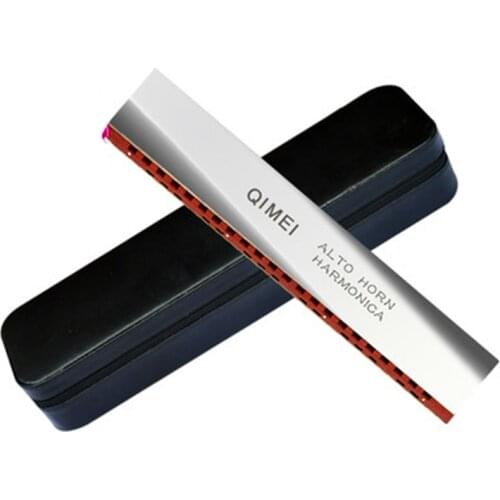 Professional Soprano / Alto Horn Harmonica Red Wooden Comb Armonica Instrumentos Musicais Mouth Ogan band performance Ensemble