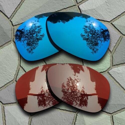 Sky Blue&Bronze Brown Sunglasses Polarized Replacement Lenses for Oakley Crosshair 2012