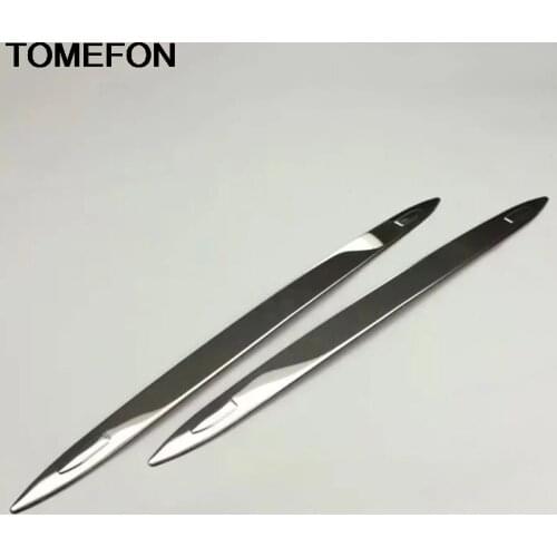 TOMEFON For Volkswagen Golf 7 MK7 2014 2015 2016 2017 2018 Front Bumper Protector Frame Cover Trim Exterior Accessories ABS