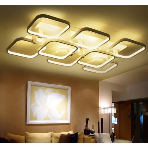 Thin aluminum acrylic LED ceiling lamps Living room bedroom study restaurant lights Office & commercial premises Ceiling lights