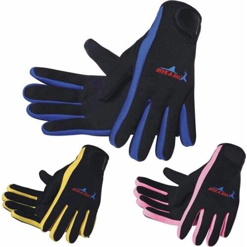 Winter 1.5mm Neoprene Swimming & Diving Gloves With The Magic Stick Anti-slip Cold Proof Warm Swimming Gloves For Women Men