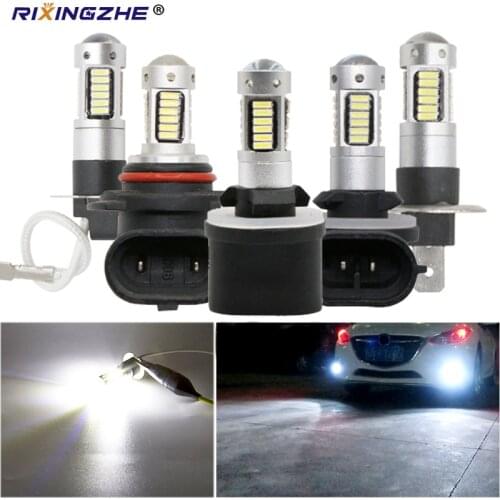 1PC High Power Car H3 LED H1 LED H27 880 881 9005 9006 hb3 hb4 30smd auto Fog lamp drl 4014 car fog Light 12V