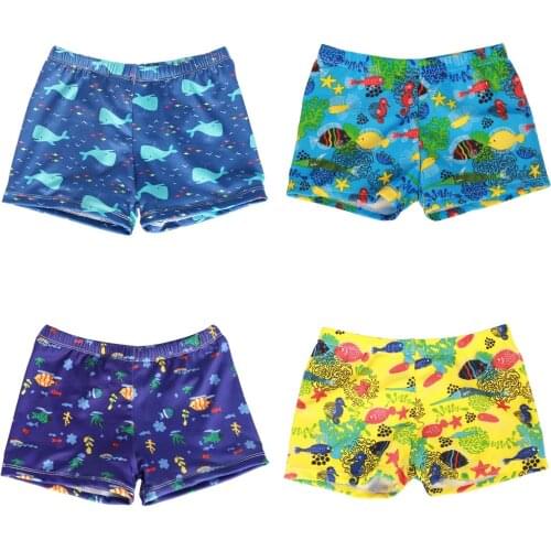 25# Toddler Baby Kids Swimming Trunks For Boy Summer Print Swimwear Childrens Swimsuit 5 Years Old Beach Pants Casual Clothes