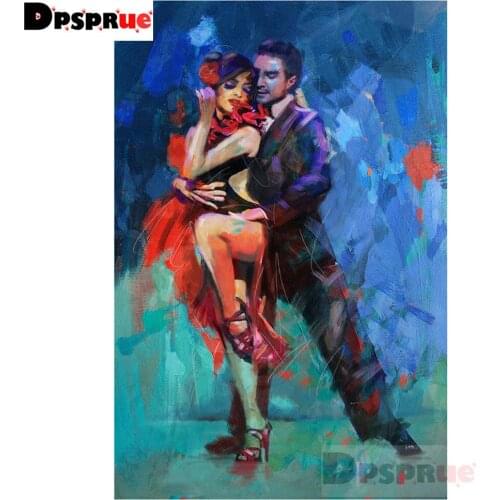Dpsprue Diy 5d diamond painting Cross stitch Dance Diamond mosaic home decoration embroidery pattern handmade Friend gift DK03