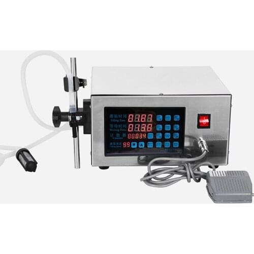 Automatic Digital Control Water Filling Machine Drink Perfume Juice Milk Small Bottle Filler Packing Liquid Filler Tool