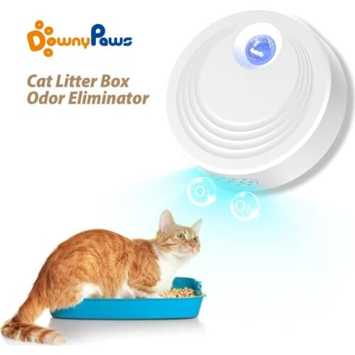 Automatic Cat Litter Deodorizer Smart Cats Litter Box Deodorization Eliminator Rechargeable Odor Purifier For Pet Dogs Toilet