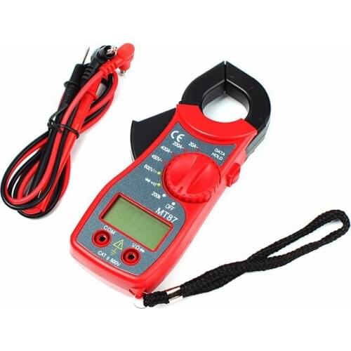 Free shipping Digital Clamp Multimeter Tester AC/DC Ammeter Voltmeter Ohm Portable Meter voltage meter