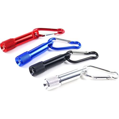FREE SHIPPING BY DHL 300pcs/lot Wholesale Metal Flashlight Keychains LED Torch Keyrings Customs LOGO