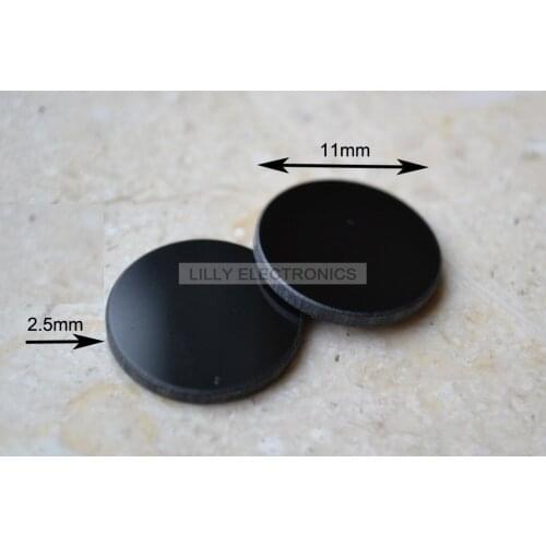 Black 400-750nm Filter Glass Lens 11mm Diameter Allowing for IR Laser Only