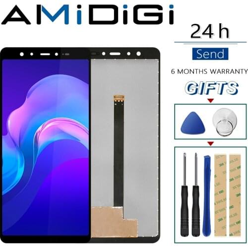 5.99‘’ Black For Vernee V2 Pro LCD Display+Touch Screen Digitizer Assembly Repair Parts For Vernee V2 Pro Phone Accessory+Tools