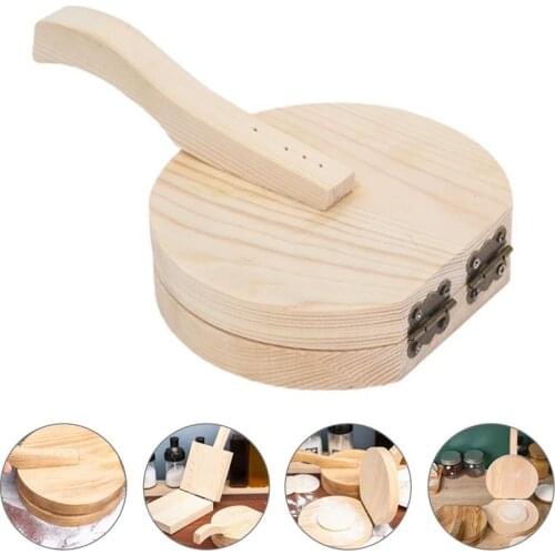 Wooden Dumpling Wrapper Dough Presser Dumpling Skin Press Tool Dumpling Wrapper Baking Making Mold Kitchen Accessories Gadget