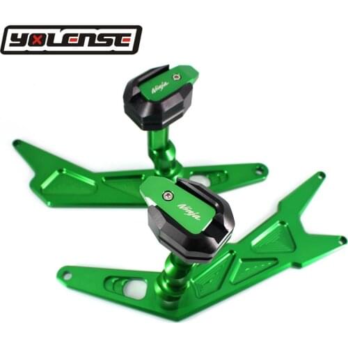 For KAWASAKI NINJA250 NINJA300 NINJA 250 300 2013-2016 Motorcycle CNC Frame Slider Crash Pad Falling Protector Protection
